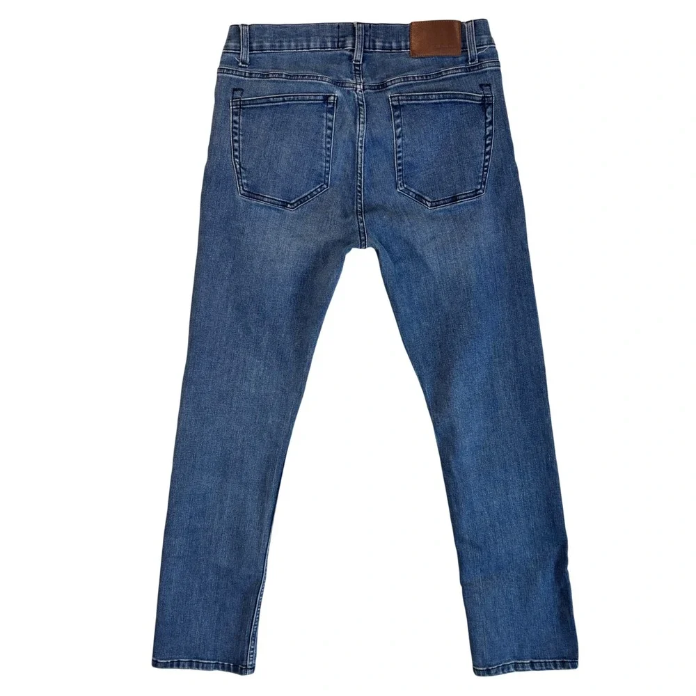 JACHS New York Tribeca Slim Fit Jeans Mens 34x32 Medium Wash Blue Denim